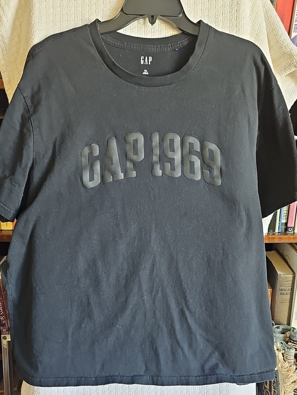 GAP Black Short Sleeve 'GAP 1969' Logo Tee